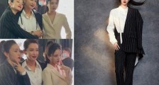 周也张慧雯和老板李冰冰合影 网友评价周也太会来事了