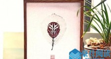 树叶上雕京剧脸谱详情介绍 成品让人过目难忘