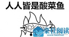 抖音人人皆是酸菜鱼是什么意思 抖音酸菜鱼是什么梗