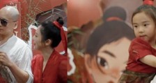 董璇高云翔离婚后首次合体 为女儿小酒窝庆生