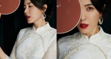 曾黎白色旗袍写真大片曝光 绝美气质太惊艳了