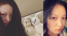 倪妮晒素颜眉毛消失 身后两动物玩偶吸睛却成网友调侃点
