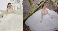 黑涩会美眉丫头首曝婚纱照 一大惊喜选择在婚礼上公布