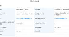OPPO500万元股权被冻结 涉不正当竞争被起诉