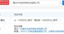 OPPO投资当换网络,后者经营范围含文物拍卖
