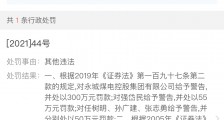 虚增货币资金达861亿元!永煤控股及相关负责人被罚