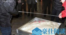 世界上最大的饺子 保定一餐厅做出长达1.2米的饺子