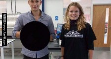 世界上最黑的物质 毫微管物质“Vantablack”