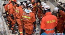 福建泉州坍塌酒店救援现场:搜救出第50名被困者