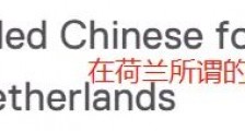 为什么荷兰的中餐馆卖的全是印尼菜?