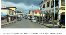 中国要在大西洋沿岸建军事基地?美媒爆料背后有蹊跷!