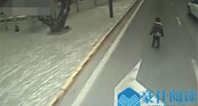三岁男童车流穿梭怎么回事 车来车往危险至极幸得路人相助