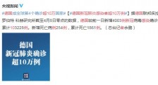 4月8日德国新冠疫情最新消息：感染者超10万 成全球第4个超10万国家