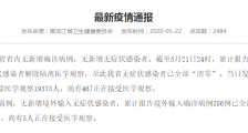 5月26日疫情通报：黑龙江新增无症状感染者2例