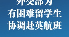 外交部为有困难留学生协调赴英航班 具体什么情况?
